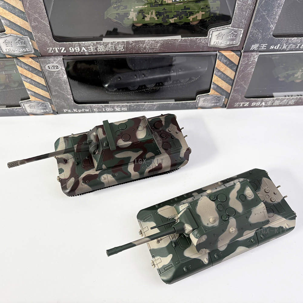 Model Kit Tank - 1/72 スケールドイツ E-100 重戦車 E100 ラット