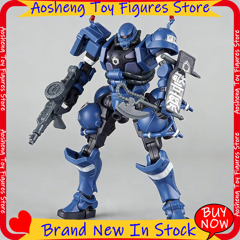 Model Kit Zaku - HG 1/144 Gquuuuuux 軍事警察ザク組立モデルキットアクションフィギュアコレクタブルデスクトップ装飾人形アニメ愛好家へのギフト