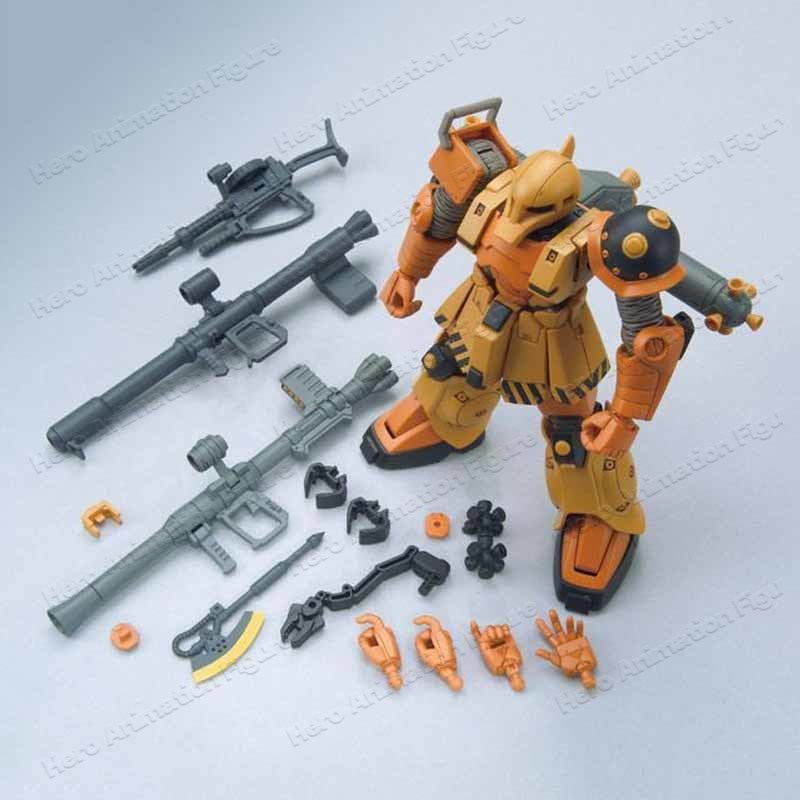 Model Kit Zaku - バンダイオリジナルモデルキット HGGT 1/144 ザク I サンダーボルトアニメアクションフィギュア組立モデルおもちゃモデルギフト少年のためのグッズ