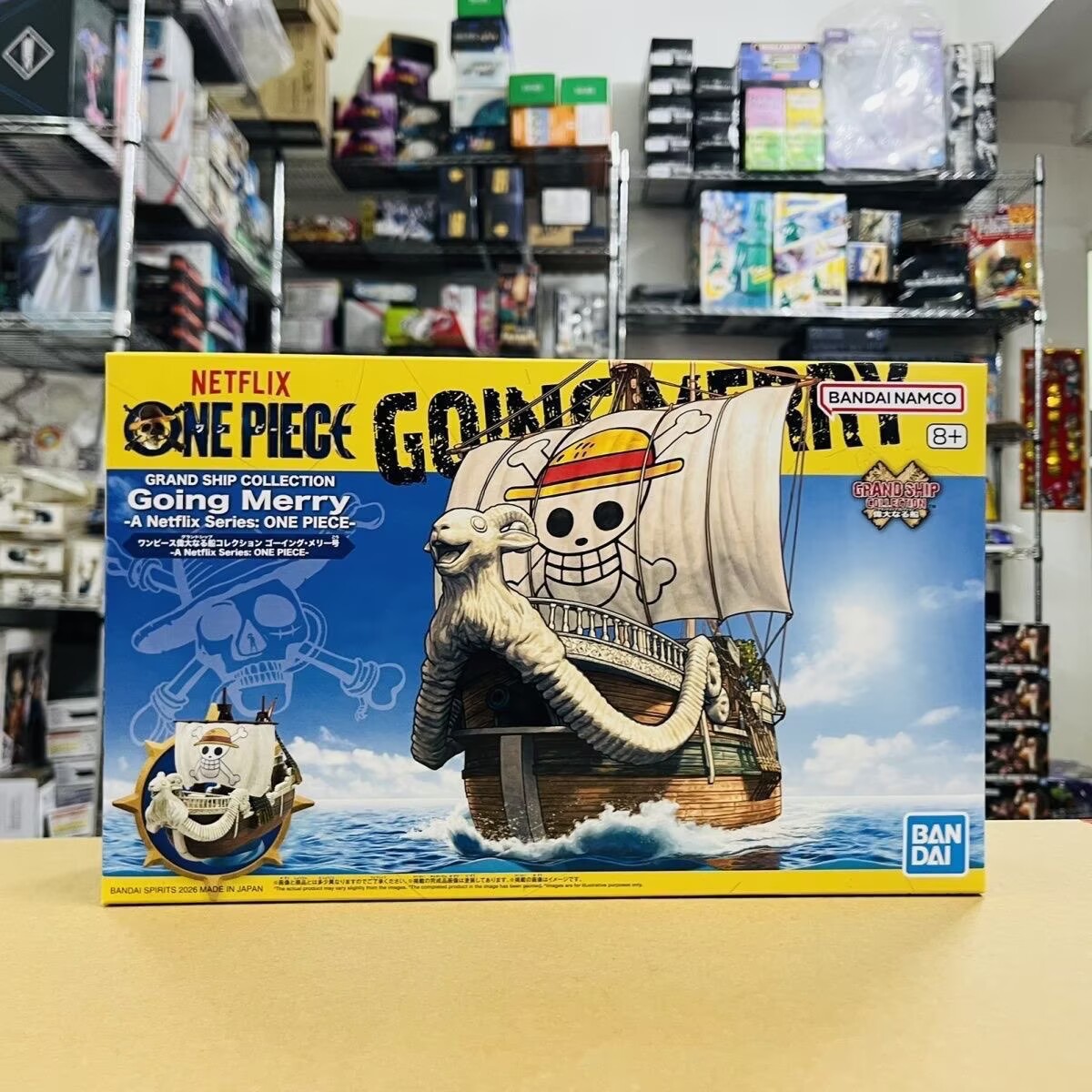 Model Kit One Piece Ship - バンダイワンピースグランドシップコレクションゴーイングメリーフィギュア(Netflixシリーズ)モデルキットアニメモデルおもちゃギフト趣味