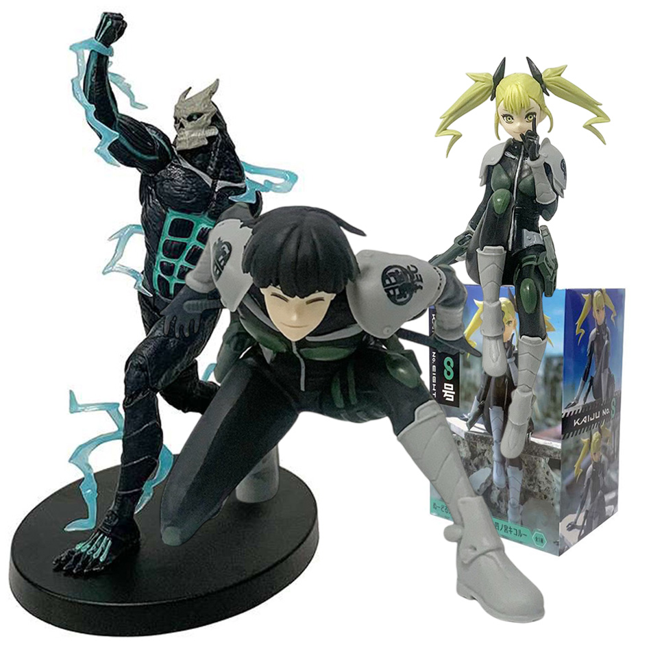 Model Kit Kaiju No 8 - アニメ怪獣番号。 8 カフカ・ヒビノ キコル・シノミヤ・ソシロ・ホシ モンスターNo. 8体のアクションフィギュアアニメ周辺機器PVCモデルおもちゃギフト