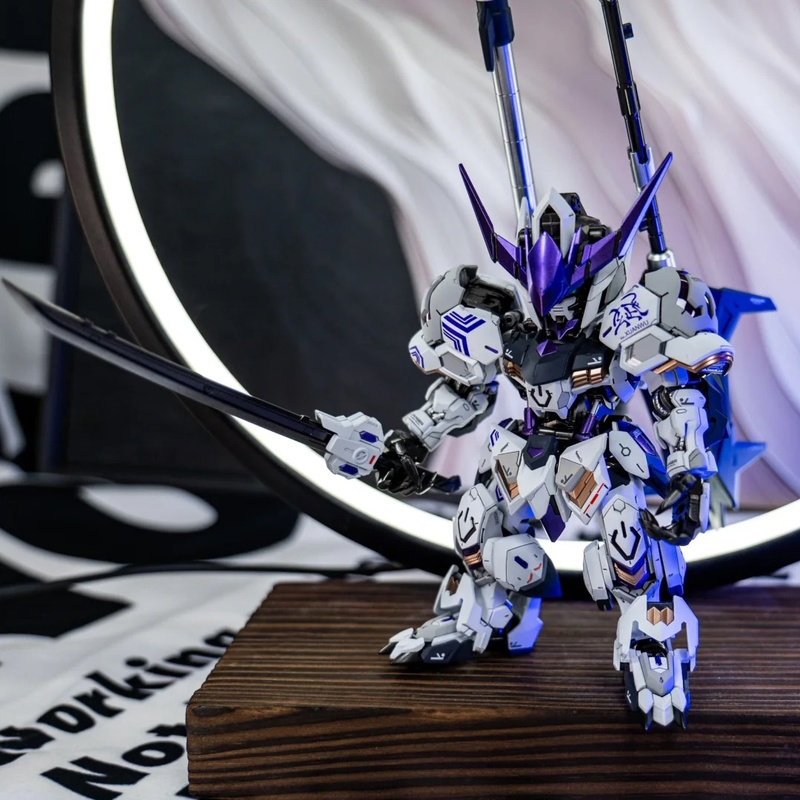 Model Kit Third Party - MGSD バルバトス G08A ブラックタートルメカアクションフィギュアモデル高詳細組み立てコレクタブル取り外し可能なパーツホビーおもちゃギフト