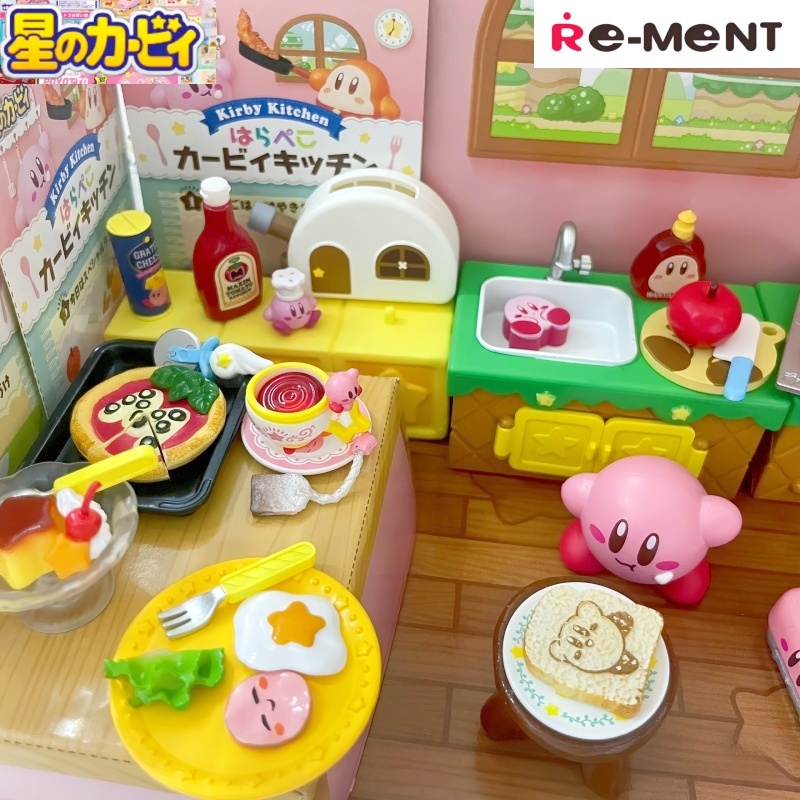 Model Kitchen Set Pvc - リーメント カービィ キッチン ミニチュア フード セット