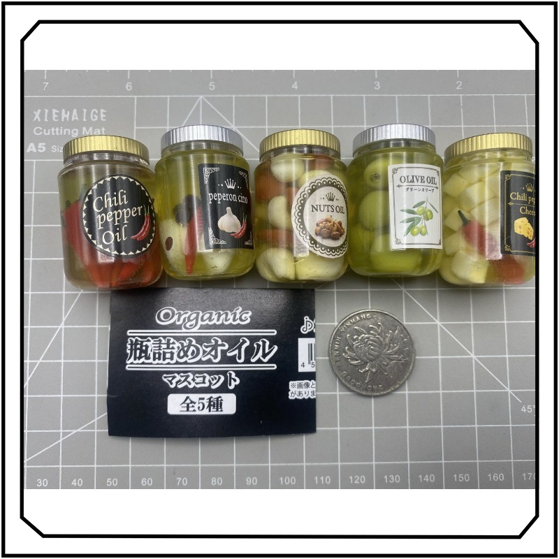 Model Kitchen Set Pvc - ピクルス食品ガチャポン キュートな漫画風 1:12 ミニチュア食品瓶セット ドールハウス キッチン装飾アクセサリー