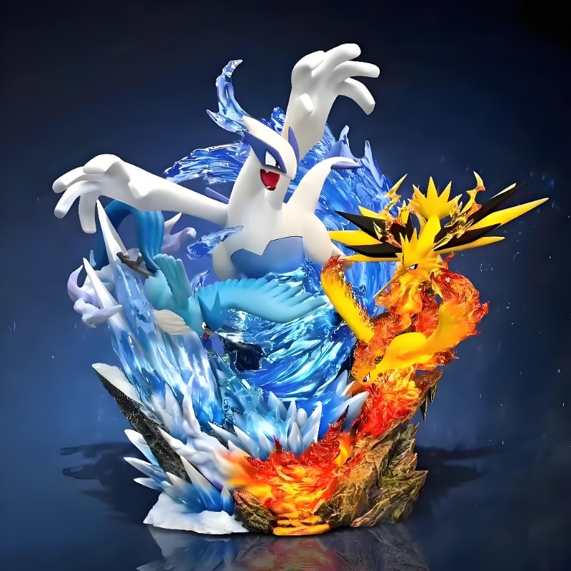 Model Kit Lugia - 31 センチメートル/12.2 インチアニメポケモンフィギュアルギアと伝説の鳥ポケモンアクションフィギュア Pvc 像コレクションモデルのおもちゃギフト