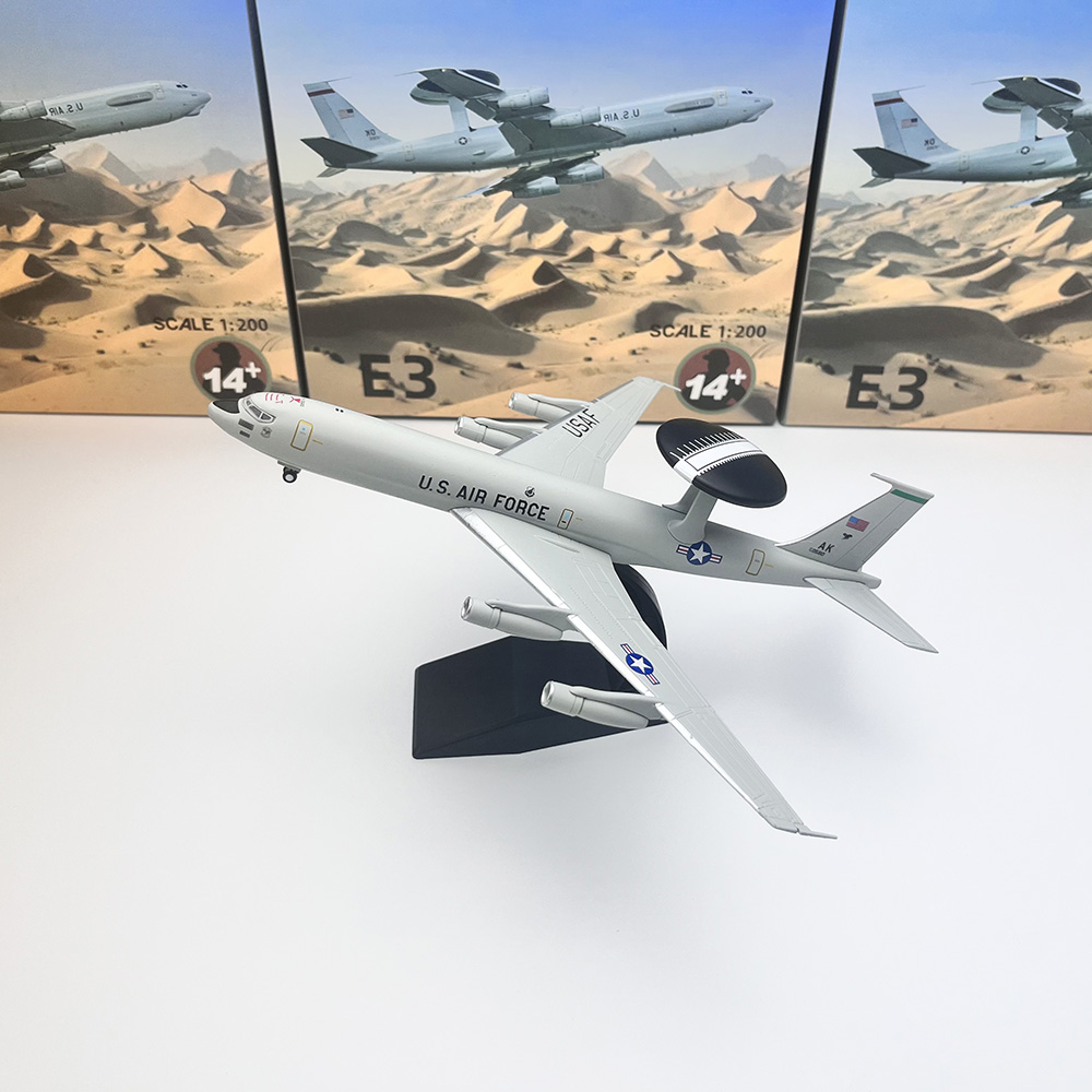 Model Kit Planes - 1/200 スケール E3 飛行機ダイキャスト完成済み静的飛行機モデル E-3 セントリー