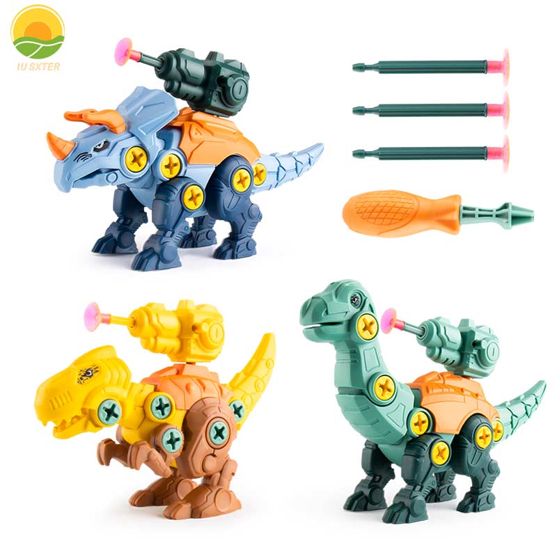 Model Kit Tool Set - 子供恐竜マウントコンストラクターモデルセットモンテッソーリ子供パズルドライバーツール組み立てゲーム知育玩具男の子のため