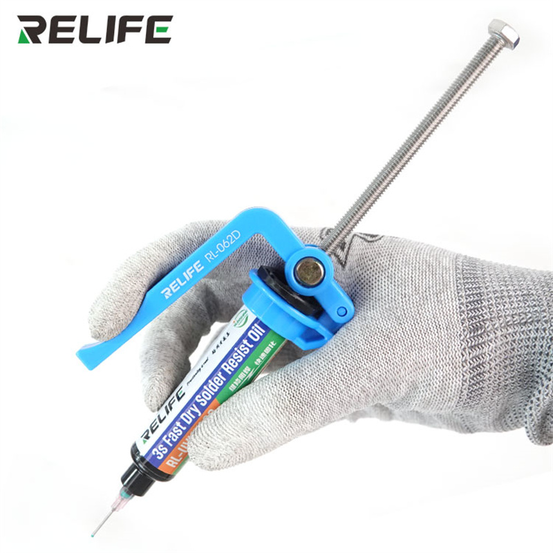 Model Kit Runner Organizer - RELIFE RL-062D 手動省力接着剤ブースター 5-10CC シリンジはんだ油高強度はんだマスク推進ツール用