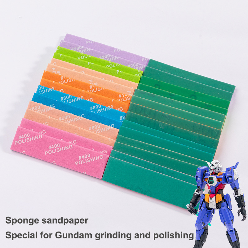 Model Kit Tool Set - 9 ピース/セット 400 〜 1200 セミリジッドサンディングスティック組み立て用モデル構築ツール趣味