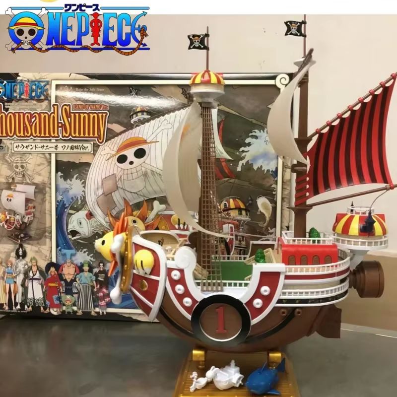 コレクターモデルワンピース本物フィギュア千サンニーメリーホワ - Model Kit One Piece Ship のレビューと価格