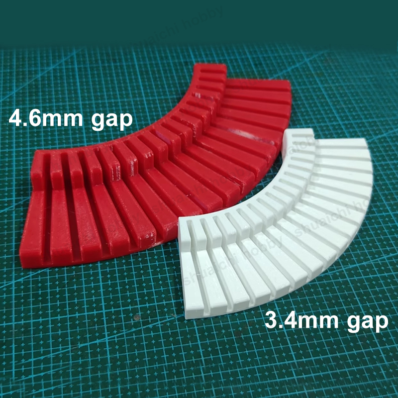1 個 16 スロット扇形モデルランナーラック 3.4 ミリ - Model Kit Runner Organizer のレビューと価格