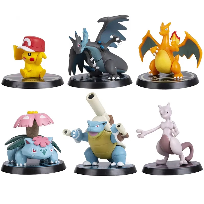 ポケモン 6 ピース/セットアニメフィギュアピカチュウ 6- - Model Kit Lugia のレビューと価格