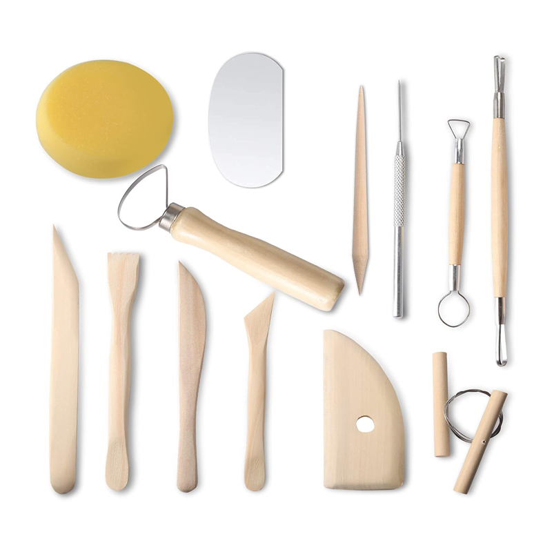 13点陶芸粘土彫刻モデリングツールセット 両面粘土彫刻ツール - Model Kit Tool Set のレビューと価格