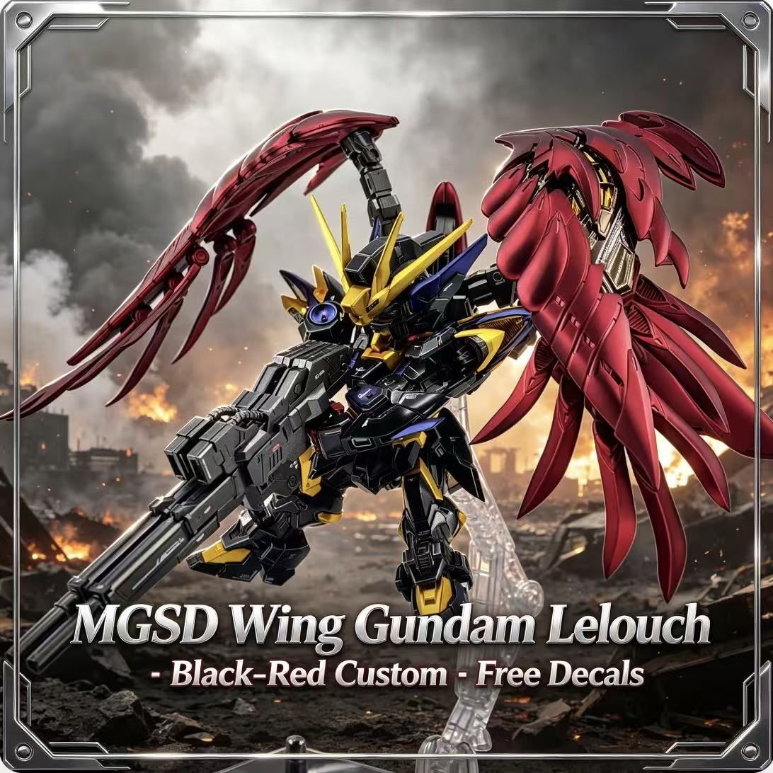 MGSD ウィング・ルルーシュ カラースキーム エアブラシ塗 - Model Kit Third Party のレビューと価格