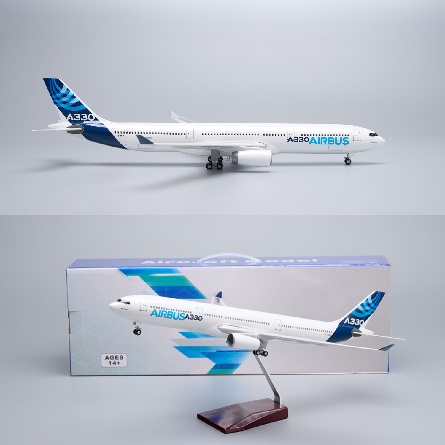 47cm大型プロトタイプA330レジンダイキャスト飛行機モデ - Model Kit Planes のレビューと価格