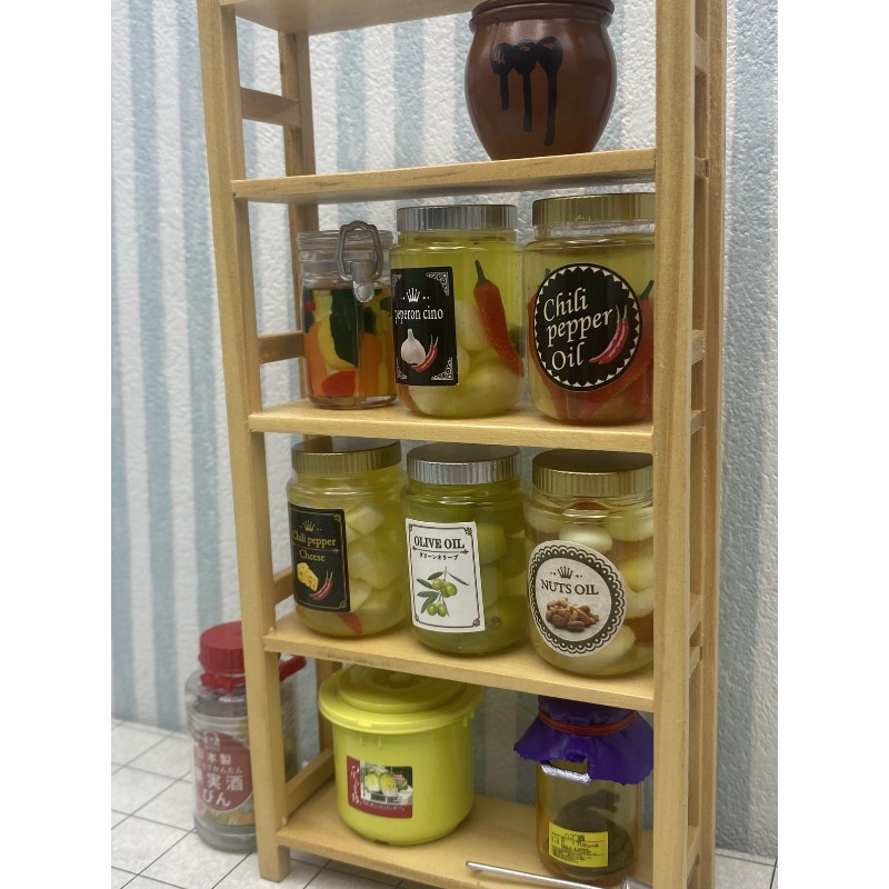 ピクルス食品ガチャポン キュートな漫画風 1:12 ミニチュ - Model Kitchen Set Pvc のレビューと価格