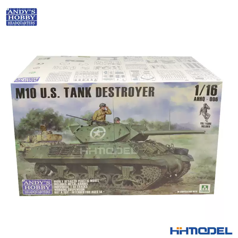オーバーサイズ 1/16 U.S. M10 ウルヴァリン戦車 - Model Kit Wolverine のレビューと価格