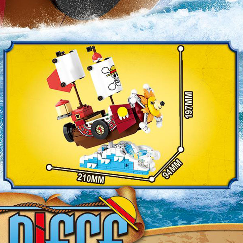 4in1 ワンピース サウザンドサニー マイクロブリック ワ - Model Kit One Piece Ship のレビューと価格