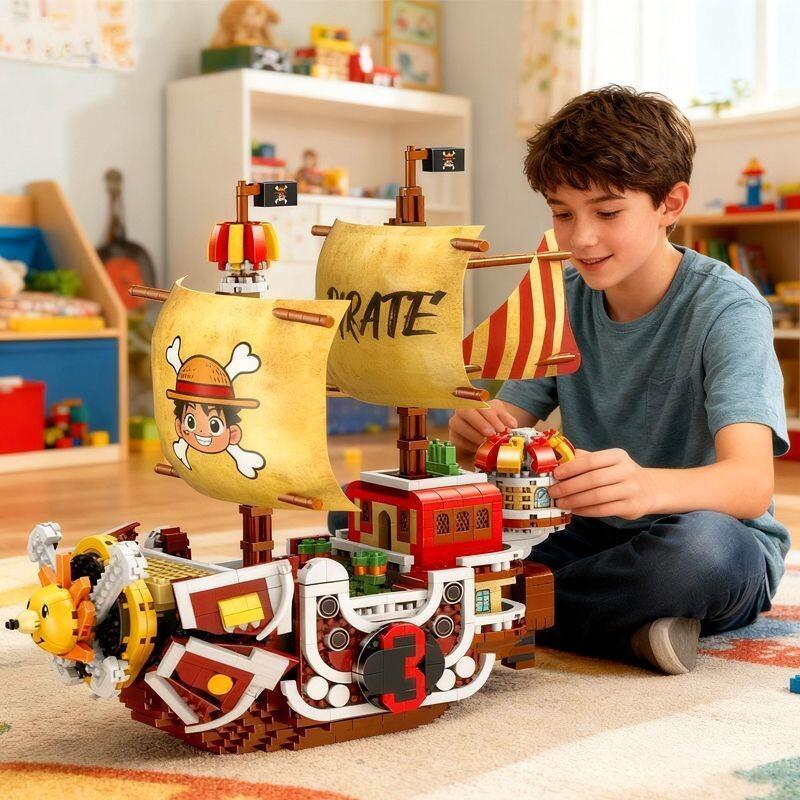 ワンピース モンキー・D・ルフィ サウザンド・サニー号 組み - Model Kit One Piece Ship のレビューと価格