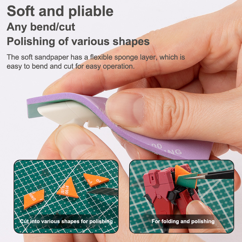 9 ピース/セット 400 〜 1200 セミリジッドサンデ - Model Kit Tool Set のレビューと価格