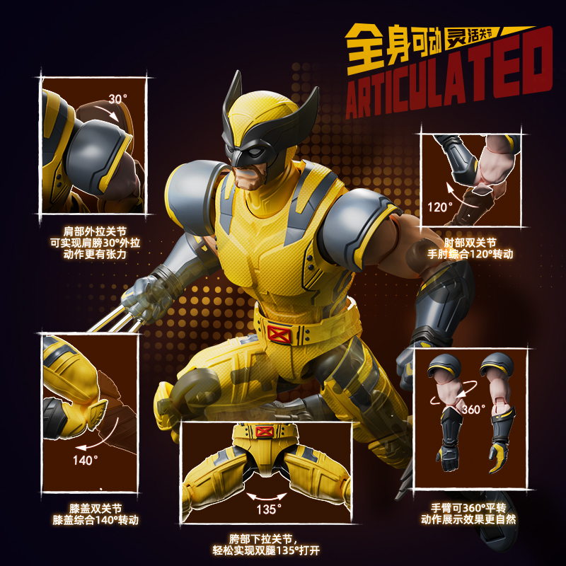 ブロキーズ オリジナル 2024 デッドプール＆ウルヴァリン - Model Kit Wolverine のレビューと価格